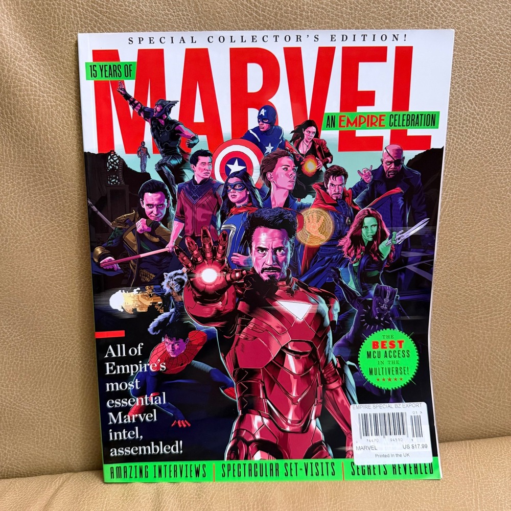 Marvel Empire Magazine Special Collectors Edition 15 Years of MCU Celebration
